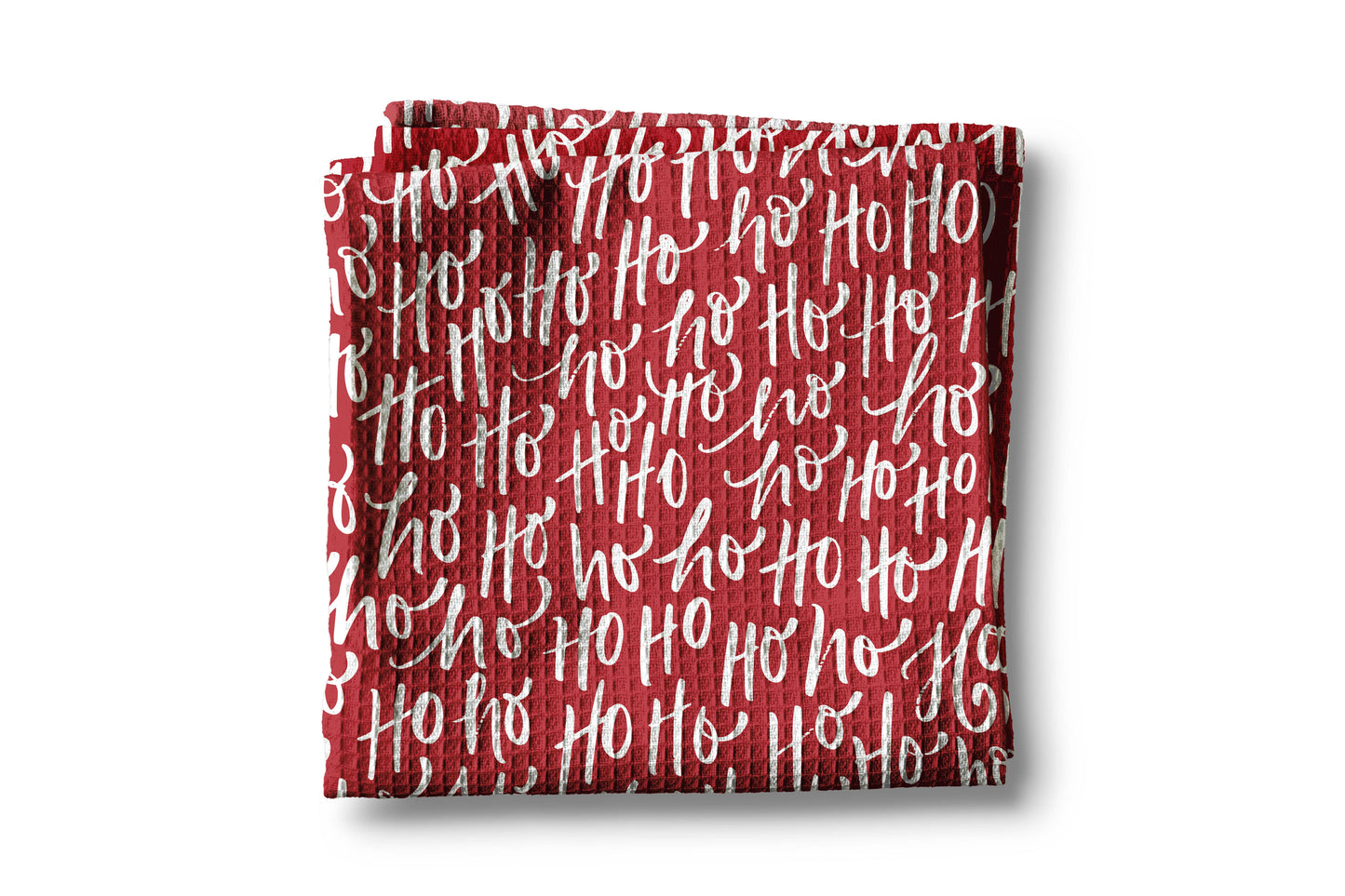 Christmas Candy Boho Kitchen Tea Towel Waffle Holiday Decor (Copy)