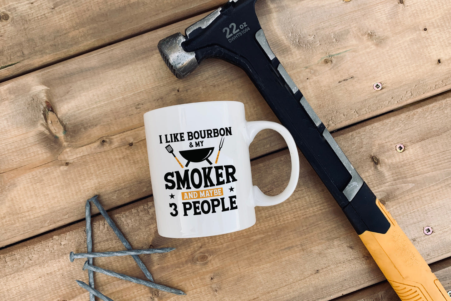 Bourbon And Smoker Grill Mug