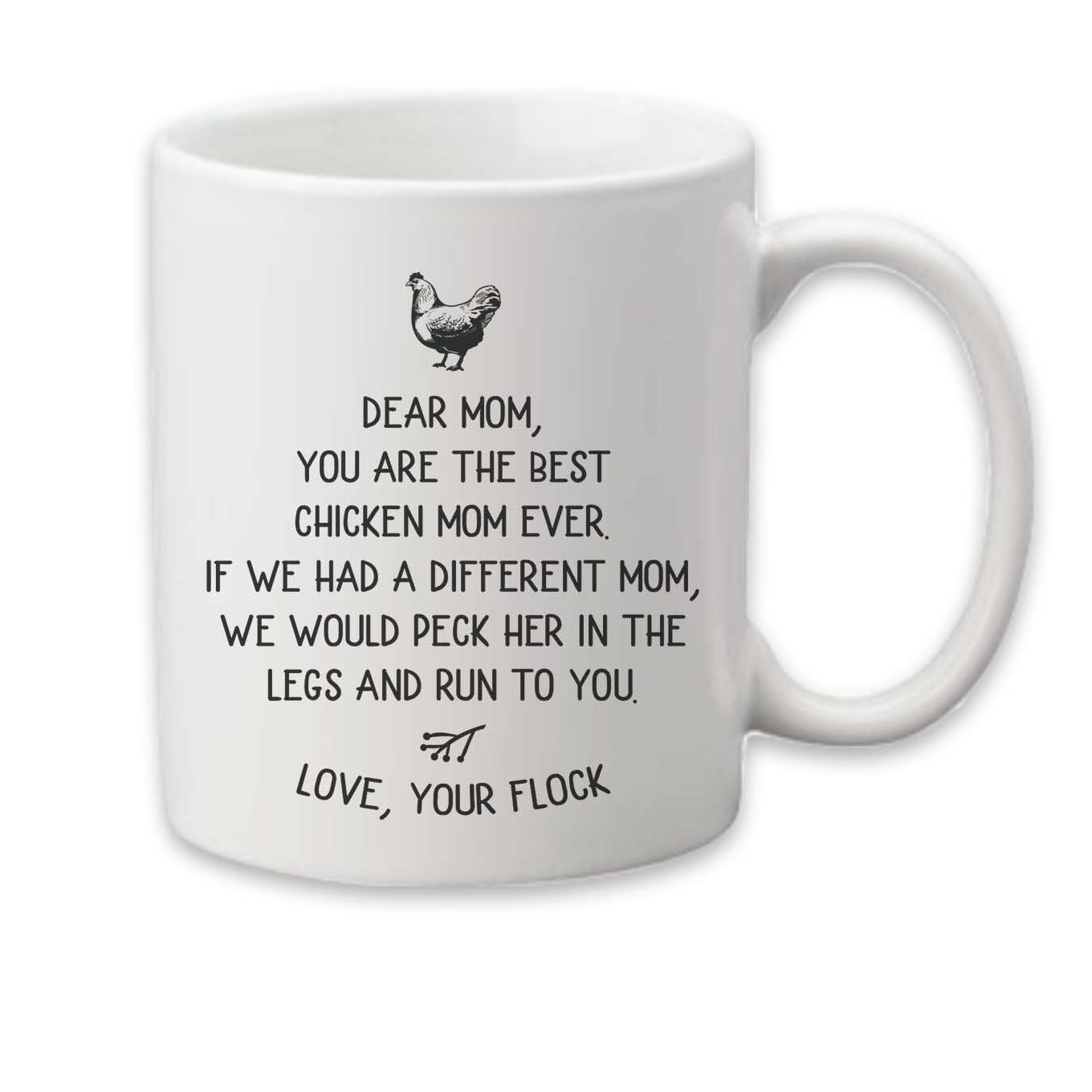 Chicken Mom Mug, Chicken Lady Mug, Chicken Coffee Cup