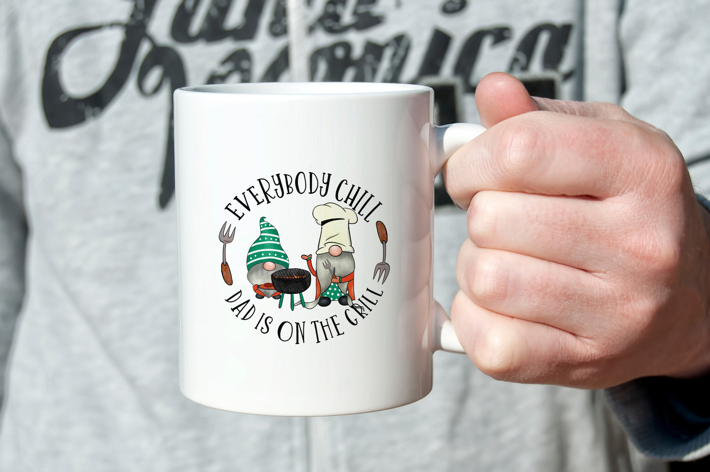 Chill Dad Gnome Grilling Mug