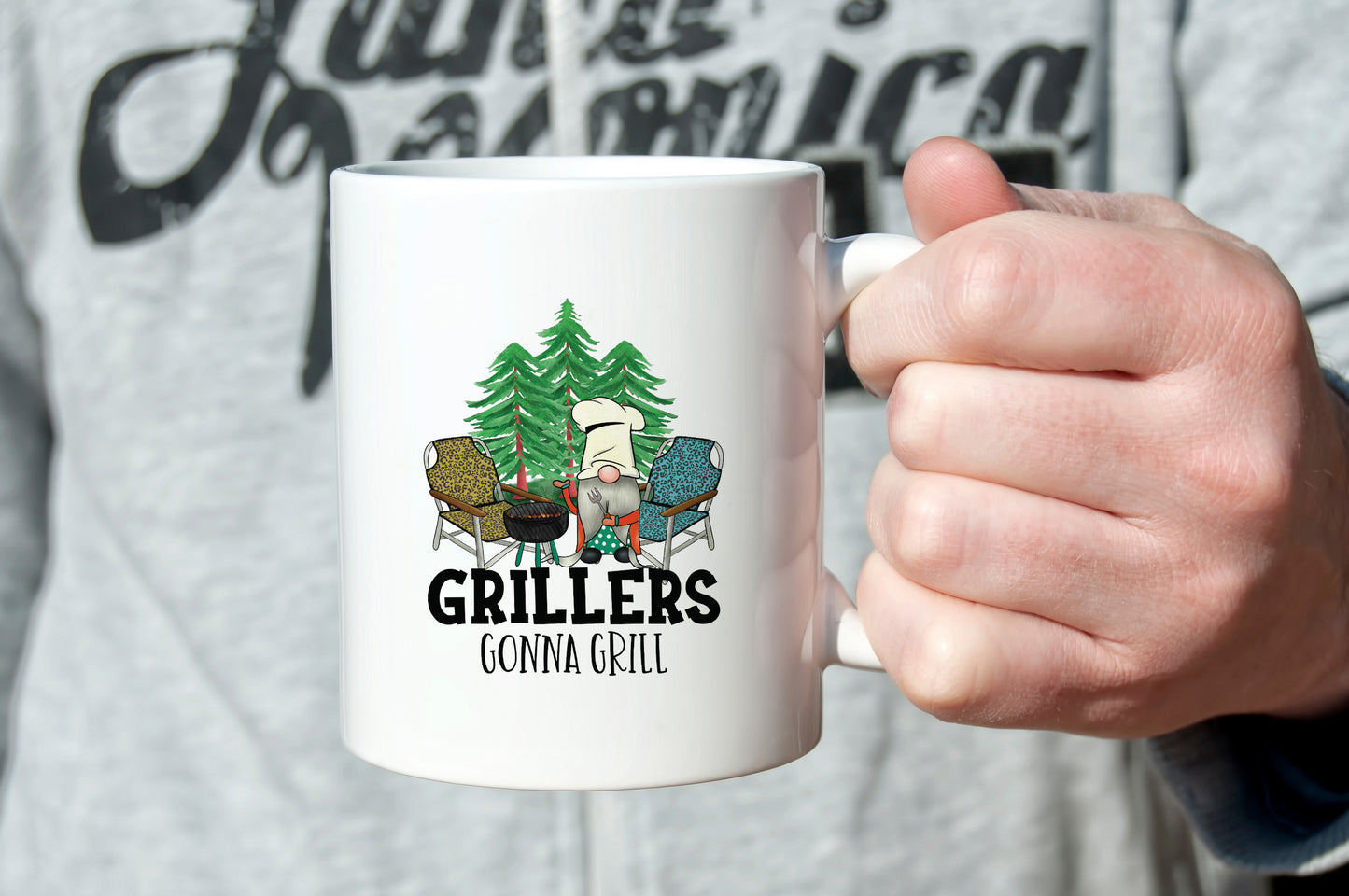 Grillers Gonna Grill Gnome Mug