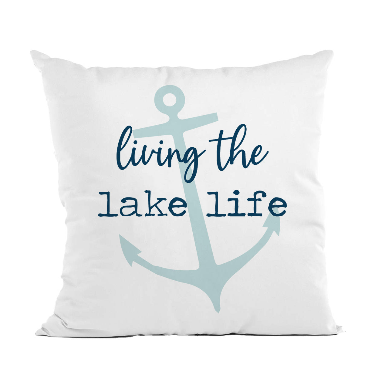 Lake Life Pillow, Lake House Throw Pillow, Home Decor