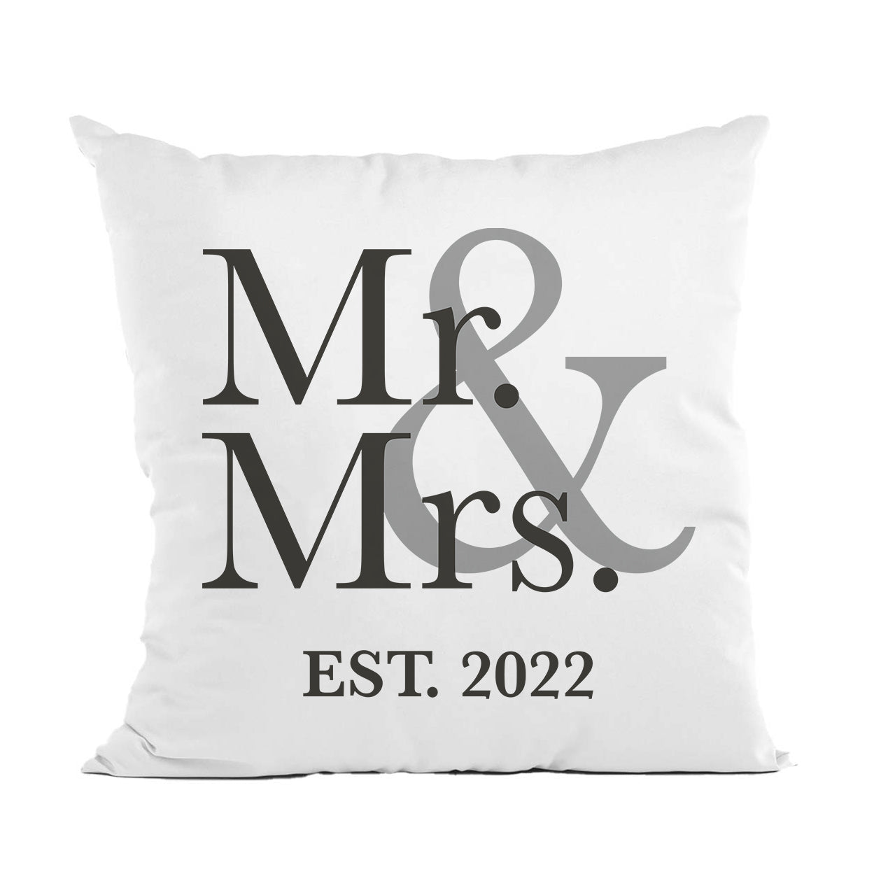 Wedding Gift Pillow, Happily Ever After, Mr Mrs, Engagement