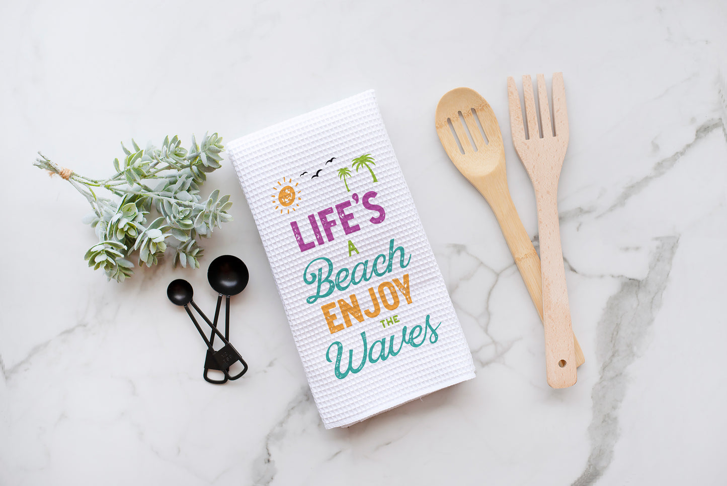 Life's A Beach Kitchen Towel