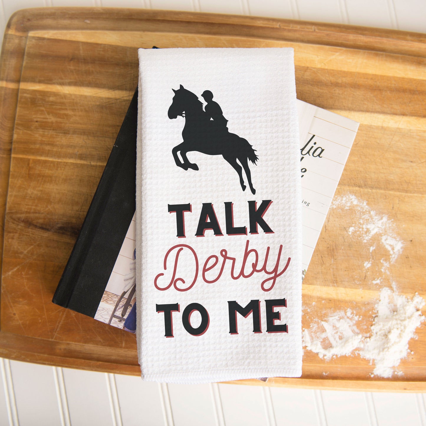 Talk Derby To Me Kitchen Towel