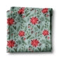 Christmas Poinsettia Kitchen Tea Towel Waffle Holiday Baking