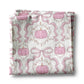 Pink Pumpkin Chinoiserie Fall Coastal Kitchen Towel Waffle