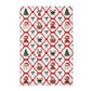 Christmas Candy Cane Coquette Bow Kitchen Towel Waffle
