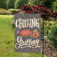 Chilling And Grilling BBQ Garden Flag