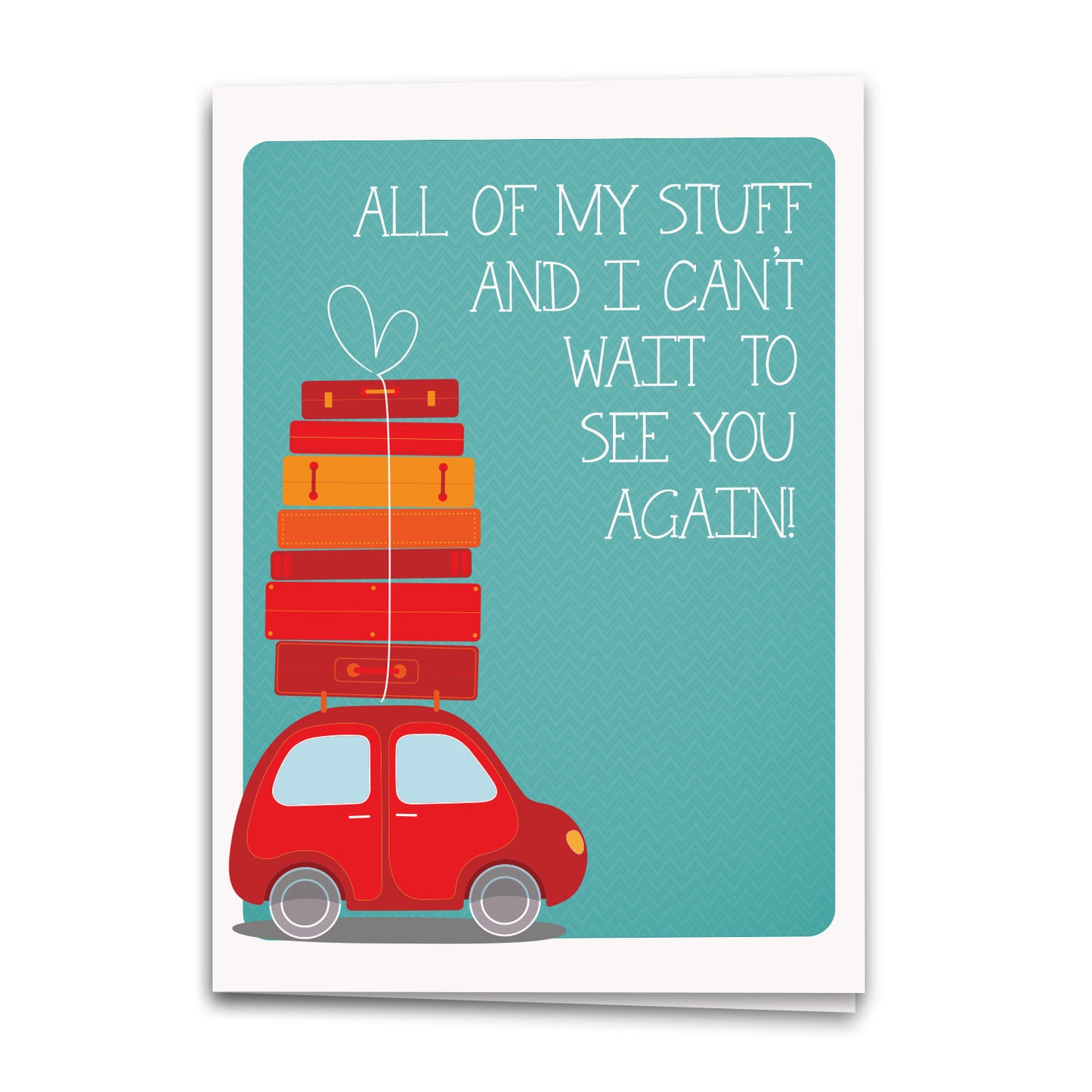 I Can't Wait to See You Card, Love Greeting Card, Notecard