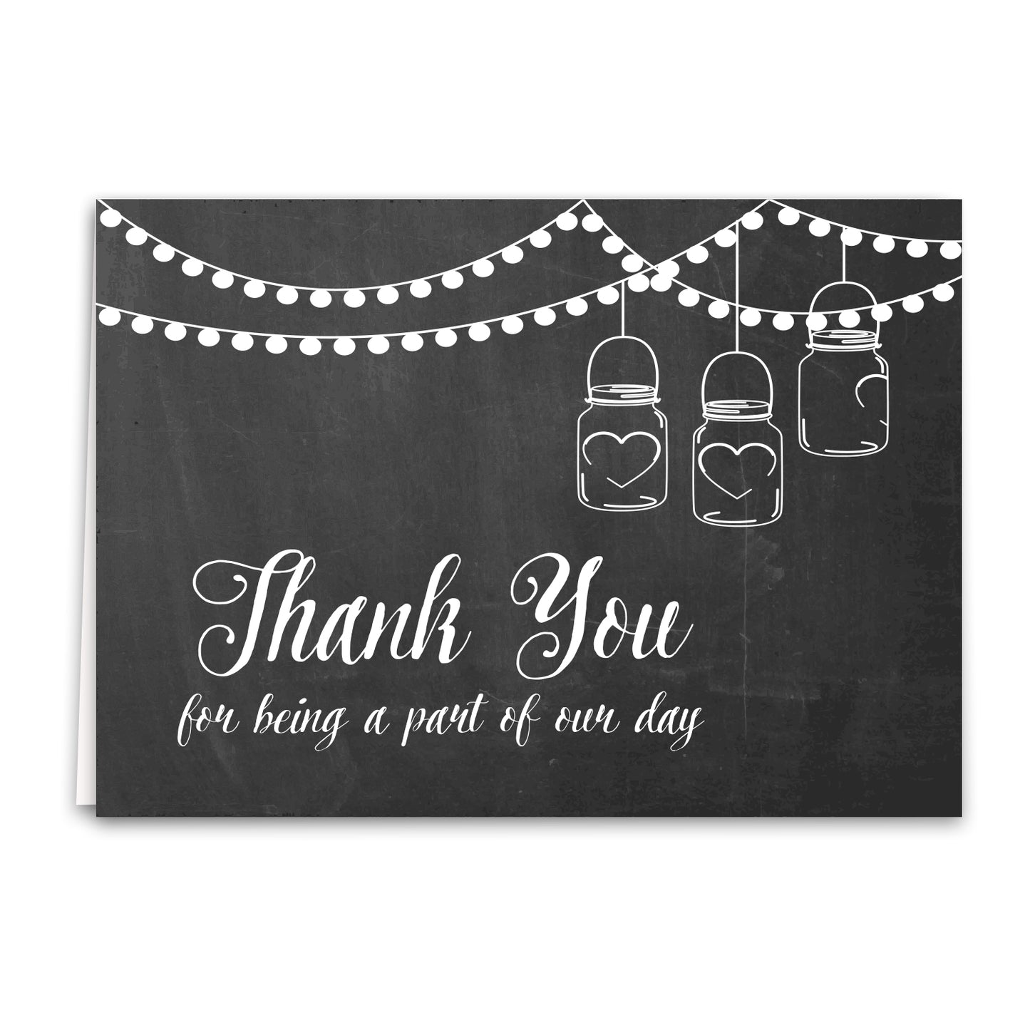 Thank You for Coming Card, Wedding Greeting Card