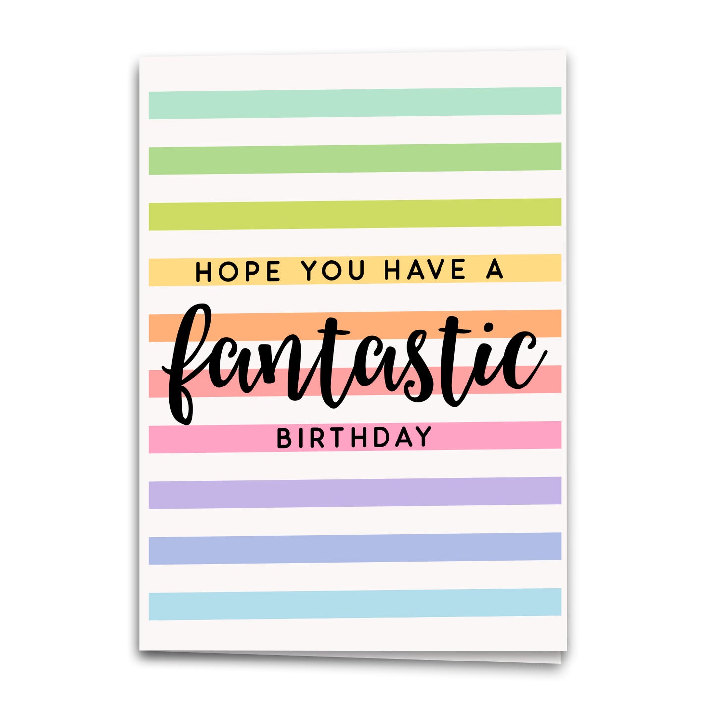 Fantastic Birthday Card, Cute Greeting Card, Notecard