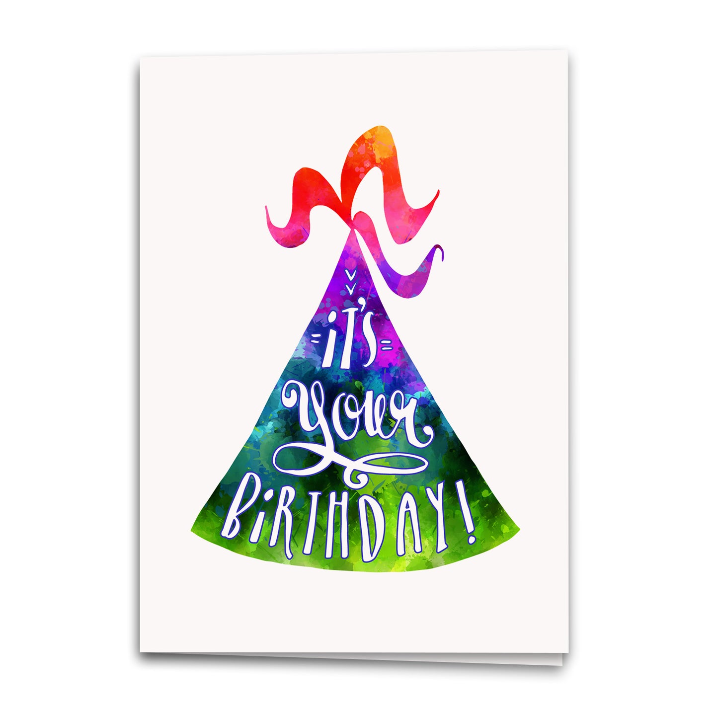 It's Your Birthday Rainbow Card, Birthday Greeting Card