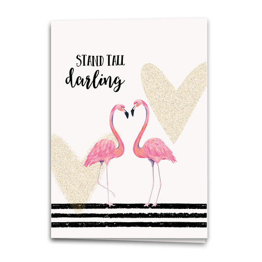 Stand Tall Darling Card, Encouragement Greeting Card