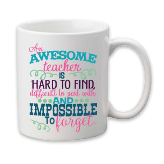 An Awesome Teacher Mug, Teacher Coffee Cup Gift