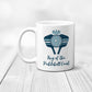 King of The Pickleball Court Blue Coffee Mug