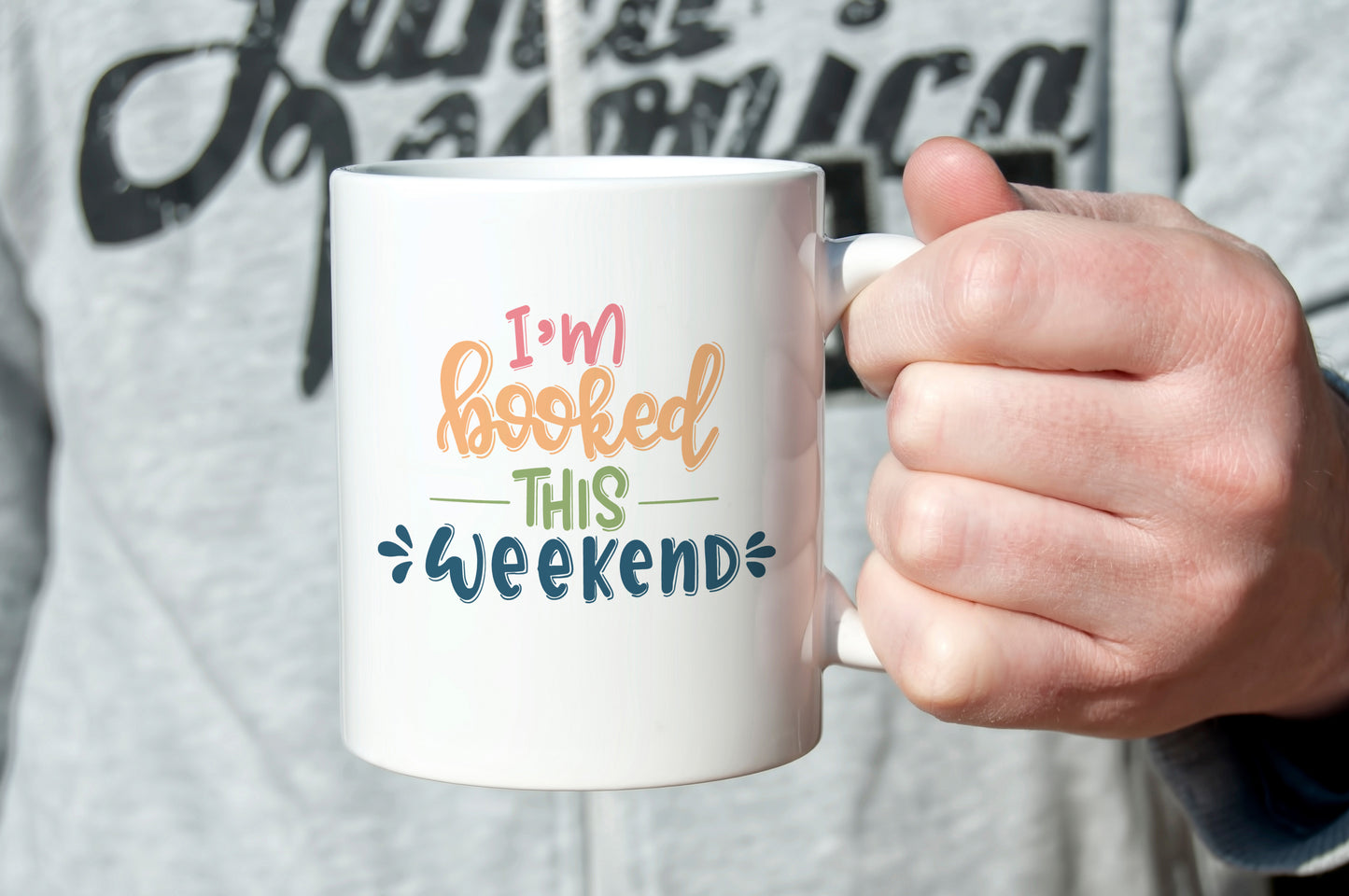 I'm Booked This Weekend Colorful Coffee Mug