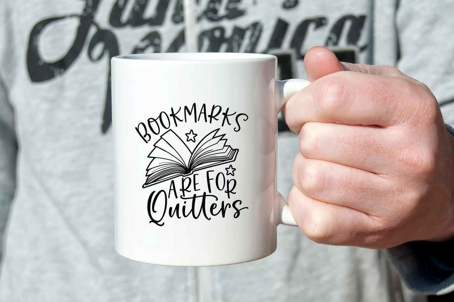 Bookmarks Are For Quitters Reading Coffee Mug