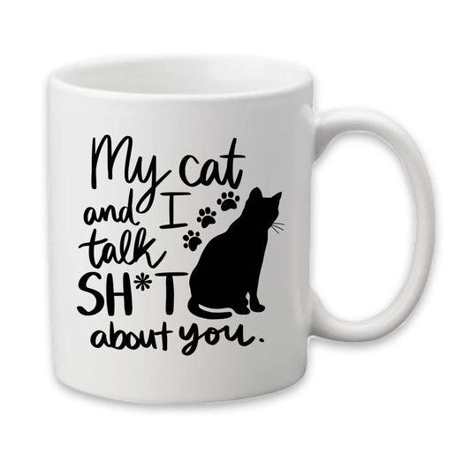 Funny Cat Mug, Cat Mom Coffee Cup, Sarcastic Gift Birthday