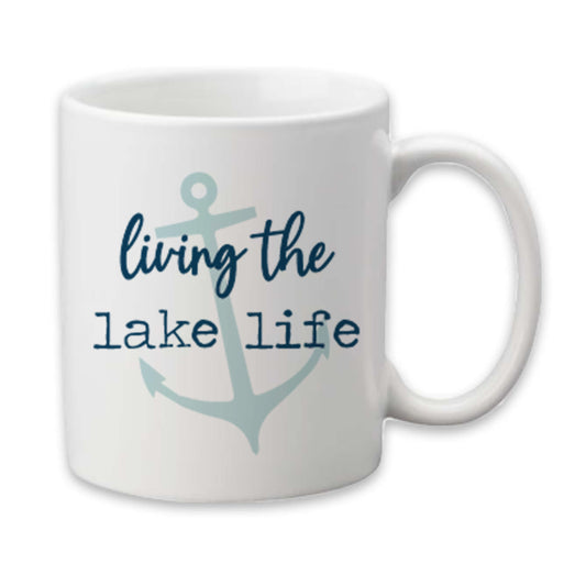 Living Lake Life Mug, Lake House Decor, Housewarming Gift