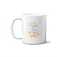 Girl Who Loves Books Wreath Coffee Mug
