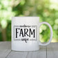Mediocre Farm Wife Mug, Funny Farming Mug, Minimalistic Cup