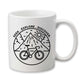 Seek, Explore, Discover Coffee Mug, Bicycle Theme Mug