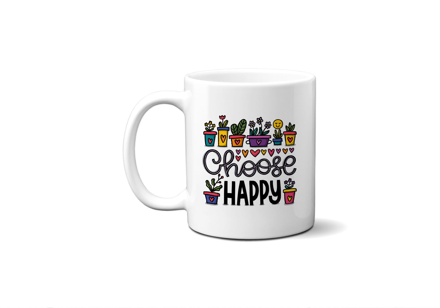 Choose Happy Plants Coffee Mug