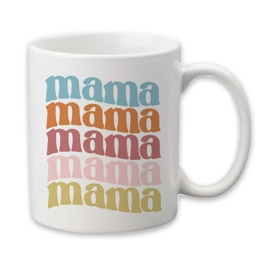 Retro Mama Coffee Mug, Gift for Mom, Mother's Day Gift