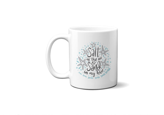 Salt Air Sand Hair Beach Mug