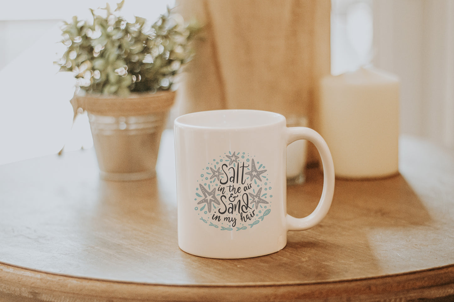 Salt Air Sand Hair Beach Mug