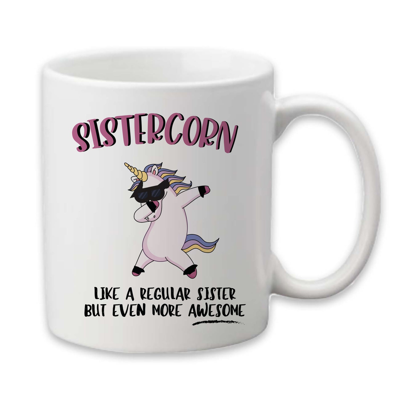 Awesome Sister Mug, Unicorn Mug, Sister Coffee Cup