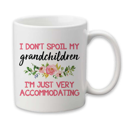 Spoil My Grandchildren Mug, Grandma's Coffee Cup