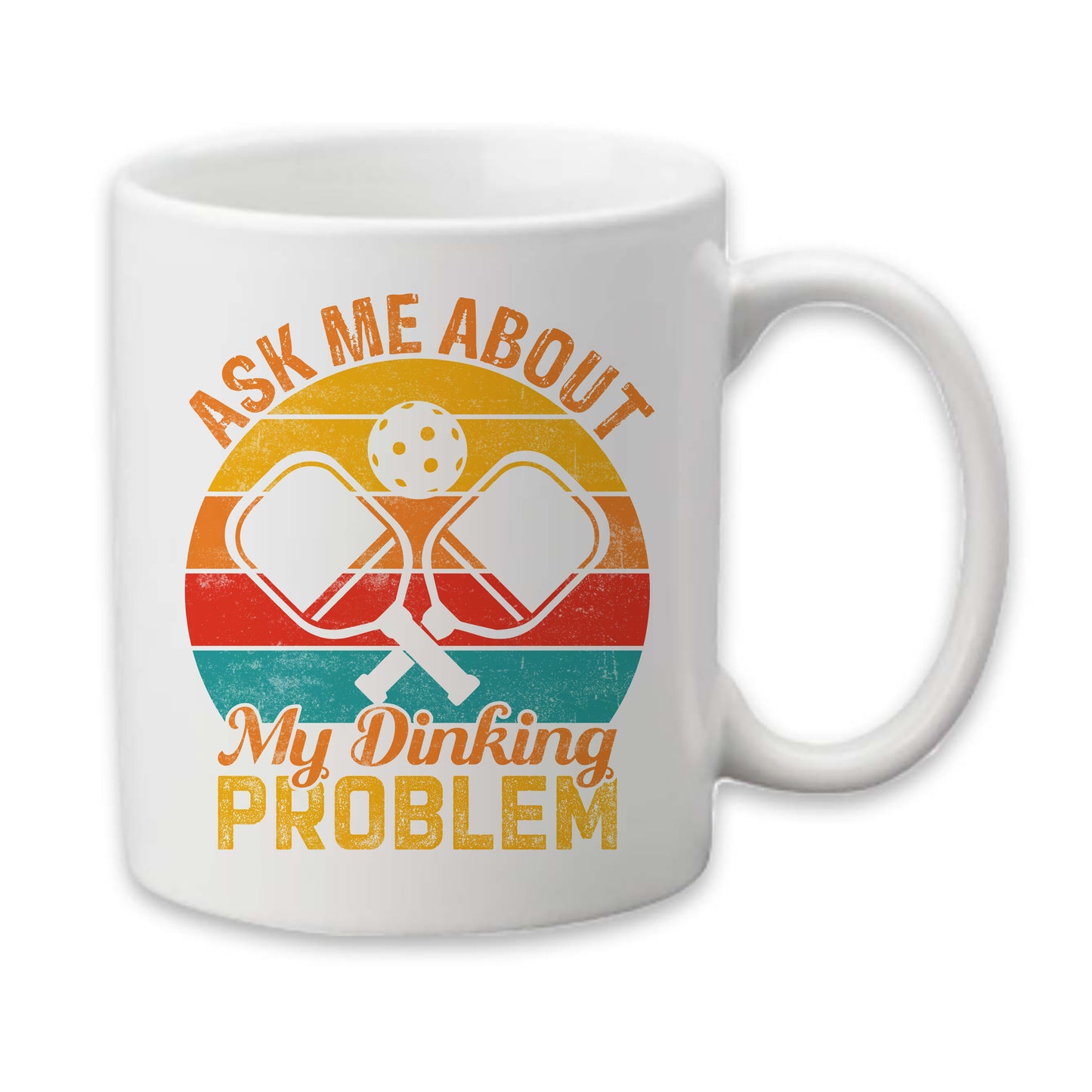 Dinking Problem Pickleball Mug, Pickleball Coffee Cup Gift