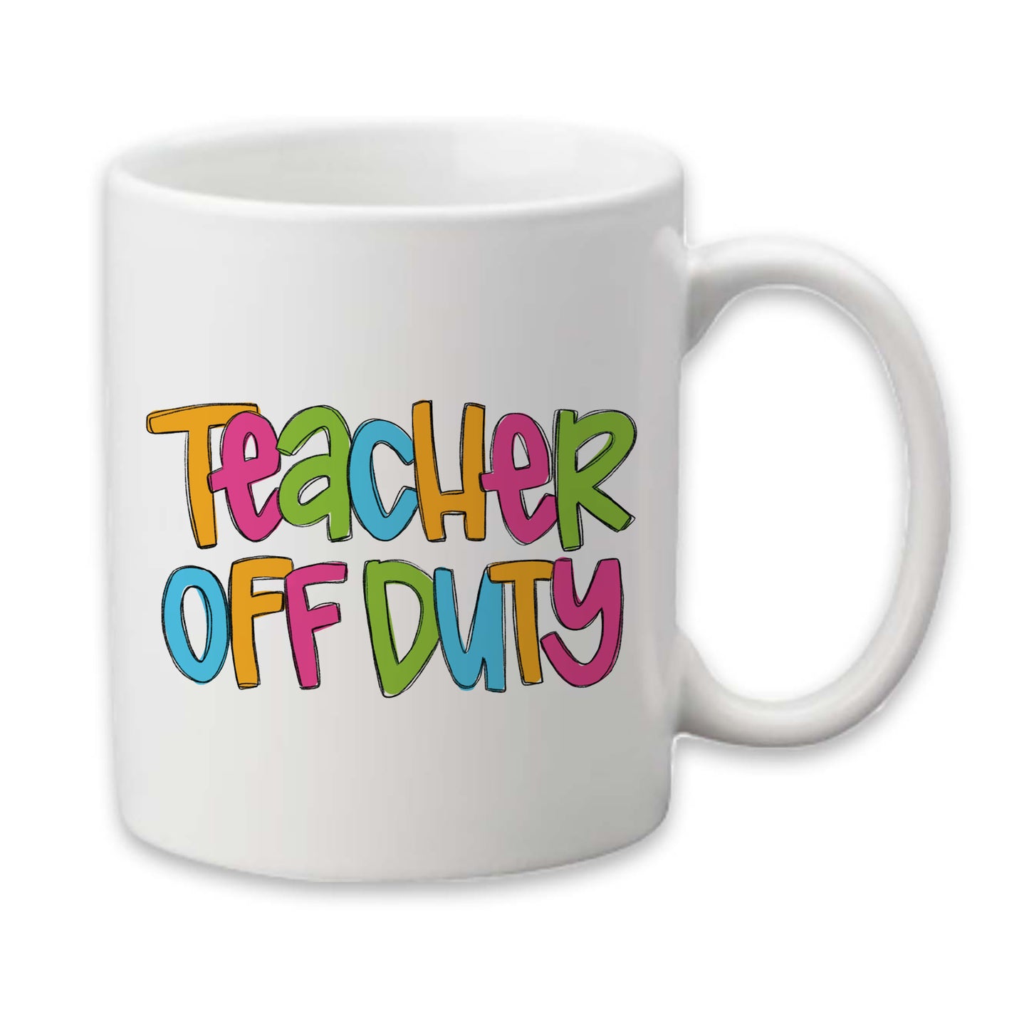 Teacher Off Duty Coffee Mug, Teacher Coffee Cup Gift