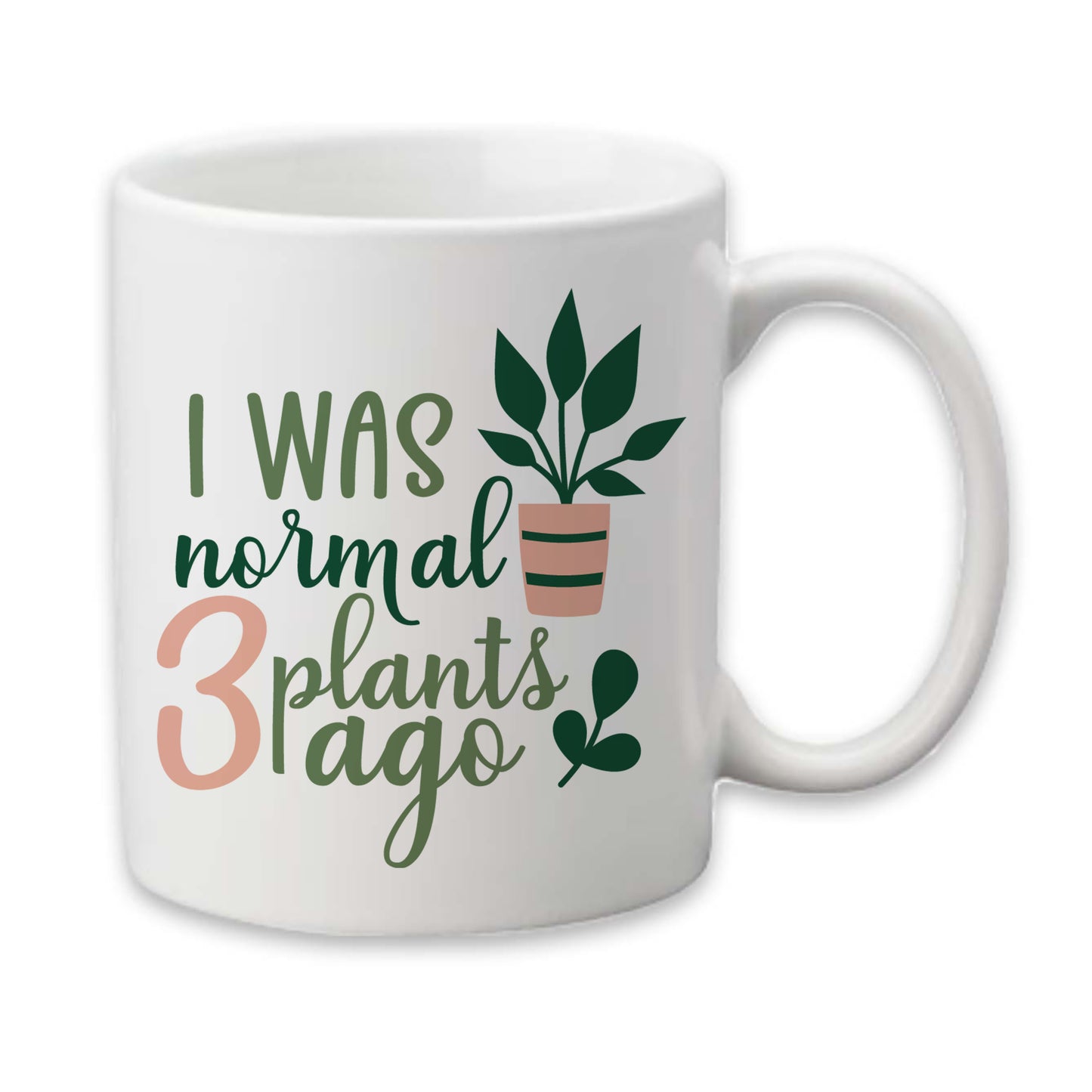 I Was Normal Three Plants Ago Coffee Mug, Garden Lover Gift