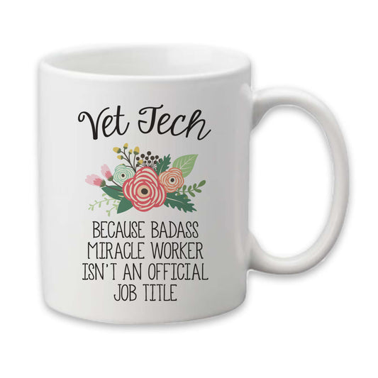 Veterinarian Technician Mug, Vet Tech Mug, Coffee Cup