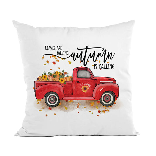 Autumn is Calling Throw Pillow, Rustic Fall Decor