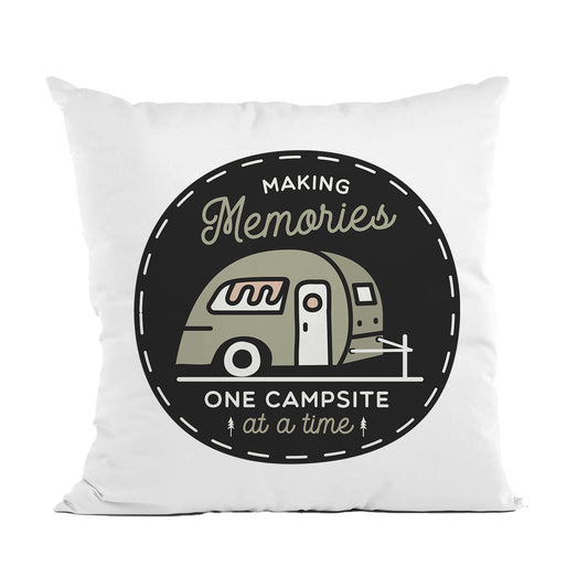 Camping Memories Pillow, RV Camper Throw Pillow, Home Decor