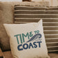 Time To Coast Throw Pillow