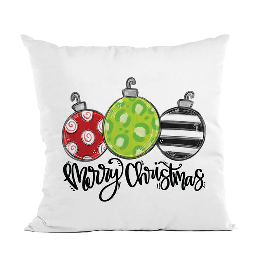 Christmas Ornament Pillow, Merry Christmas Home Decor