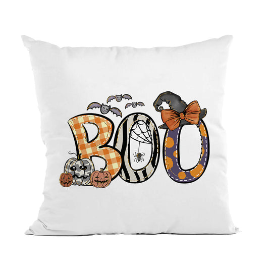 Boo Halloween Pillow, Seasonal Family Decor Throw Pillow