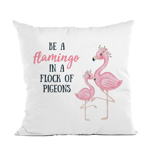 Flamingo Pillow, Girls Bedroom Throw Pillow, Nursery Decor