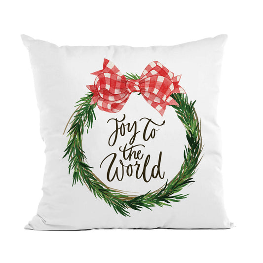 Joy to the World Pillow, Christmas Pillow, Christmas Decor