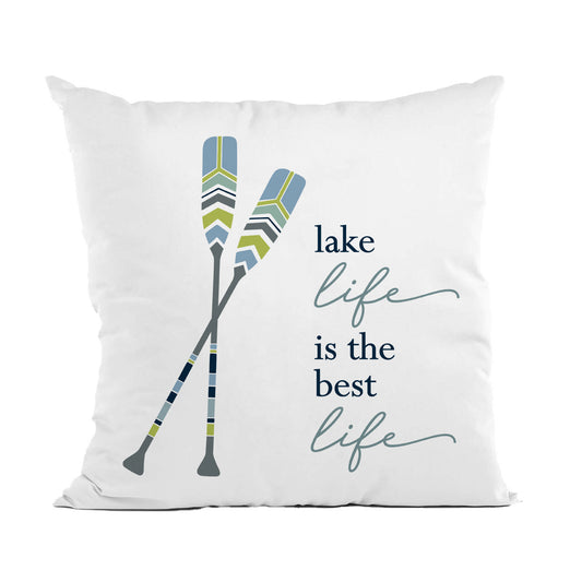 Lake Life, Best Life Pillow, Lake House Decor, Throw Pillow