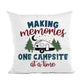 Making Memories Campsite Pillow, RV Gift, Travel Trailer