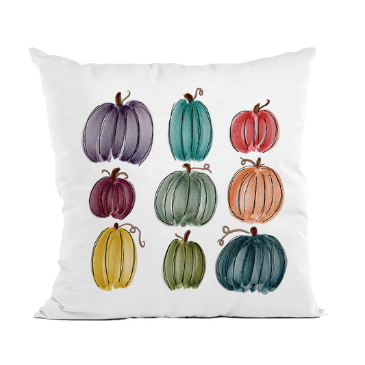 Fall Pillow, Pumpkin Throw Pillow, Fall Home Decor