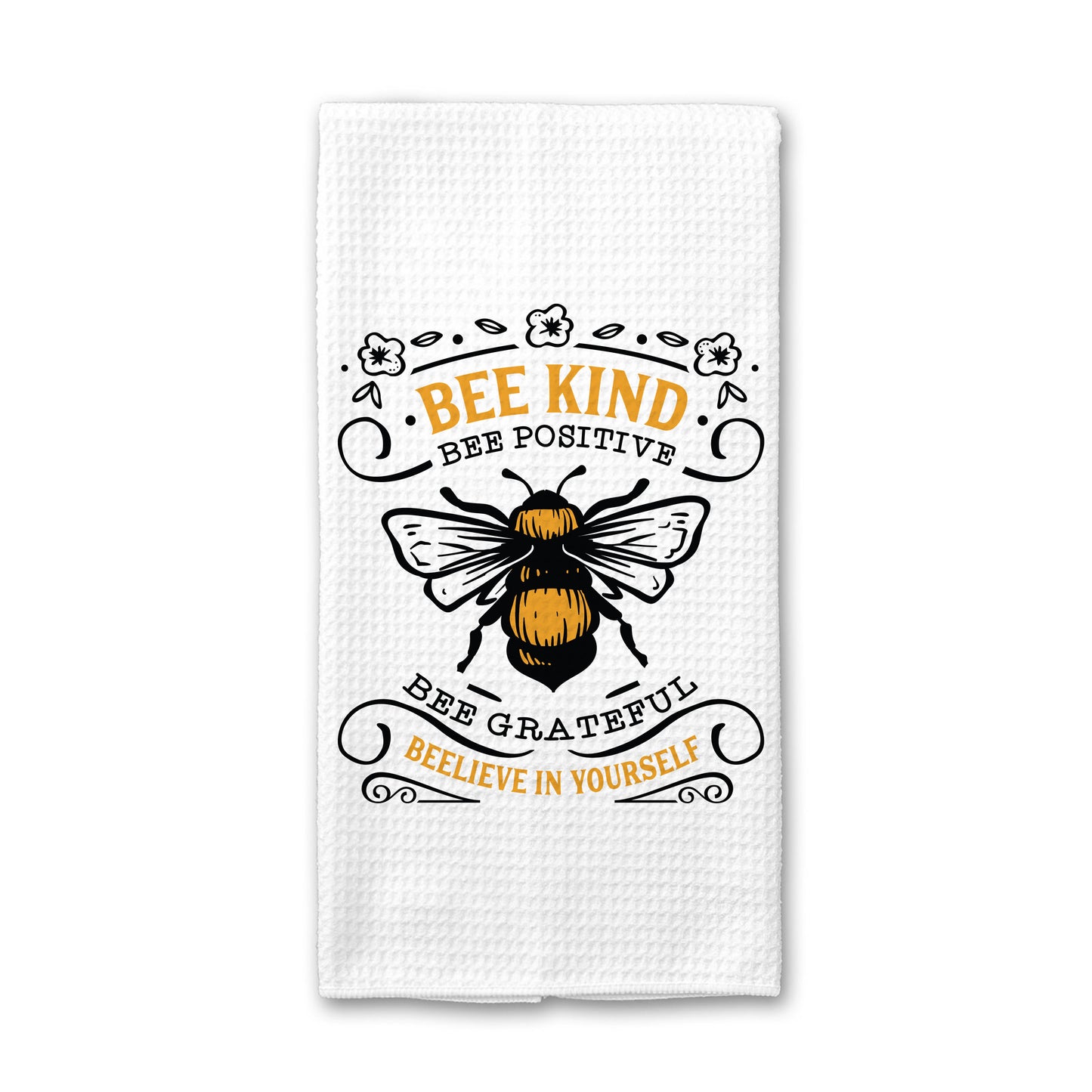 Bee Kind Bee Grateful Kitchen Towel, Dish Towel