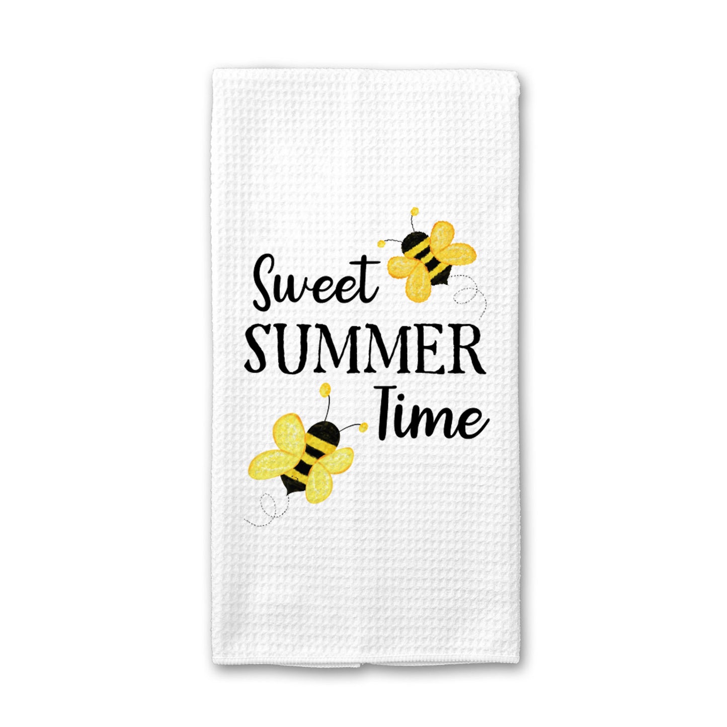 Sweet Summertime Kitchen Towel, Summer Dish Towel, Tea Towel