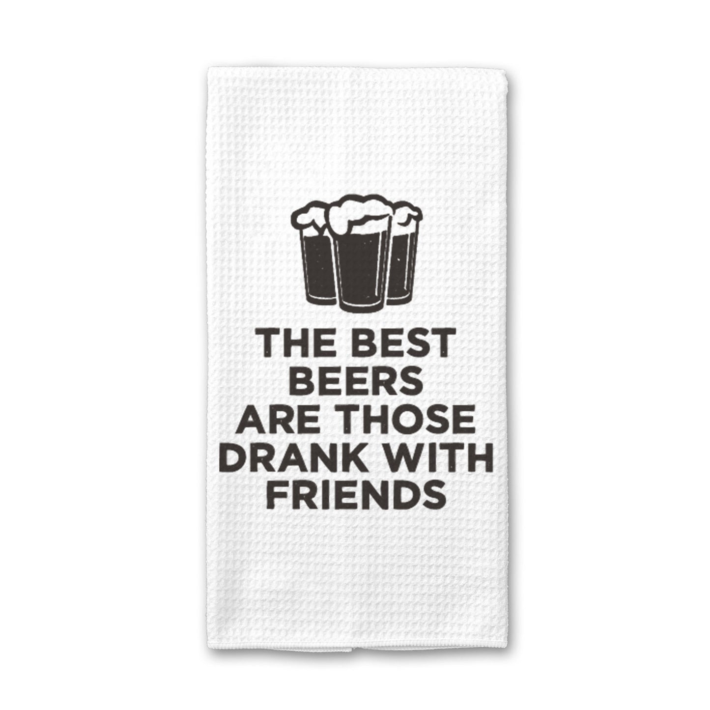 Drinking with Friends Kitchen Towel, Beer Bar Dish Towel